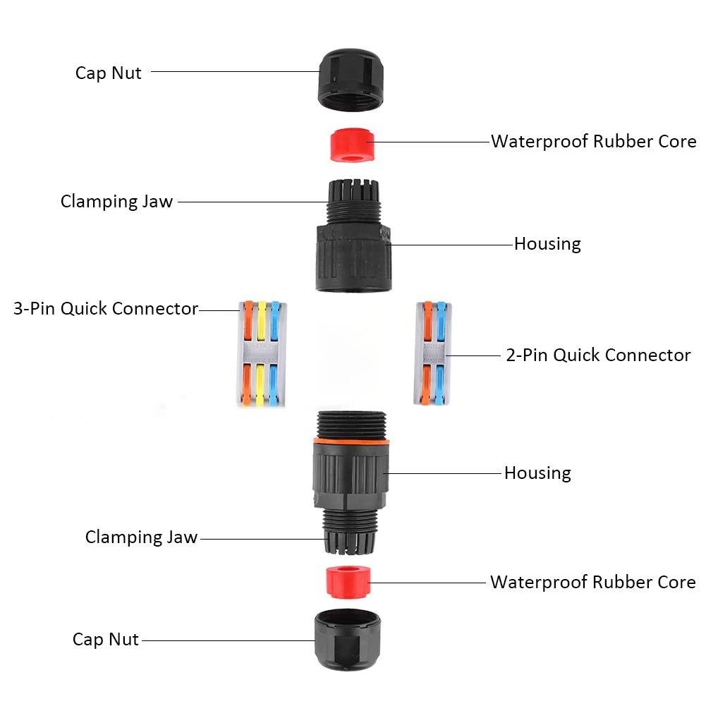 IP68 Waterproof Joint Wire Quick Connector