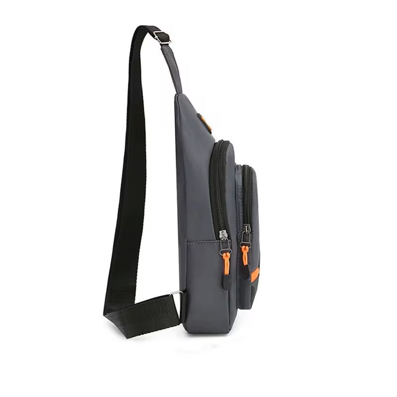 Men's Nylon Chest Bag Trendy Crossbody Shoulder Bag