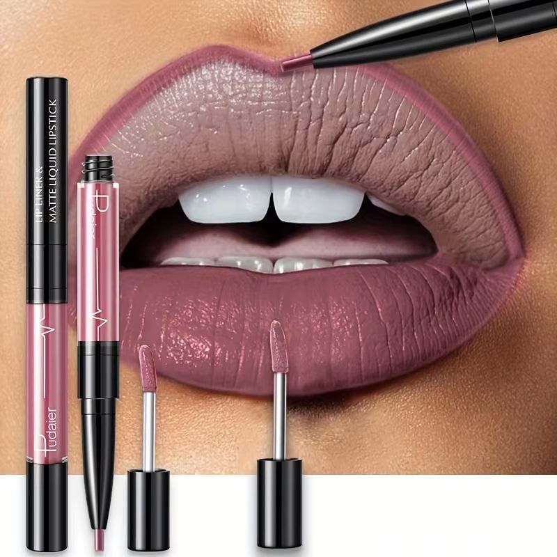 Ultra-Precise Waterproof High Pigment Lip Liner - Smooth, Sweatproof, Long-Lasting Lip Contour Pencil