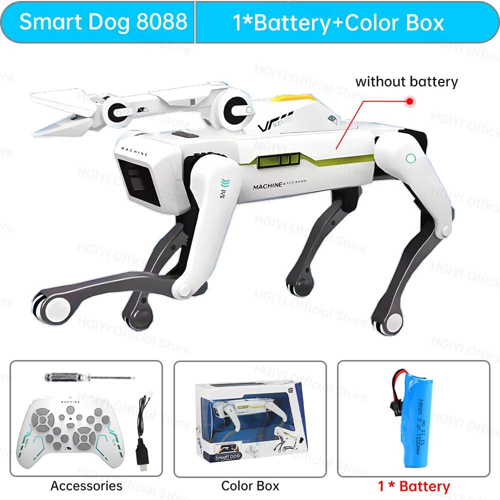 Teeggi Electric RC Robot Dog – Intelligent Remote Control Bionic Pet & Educational Smart Toy