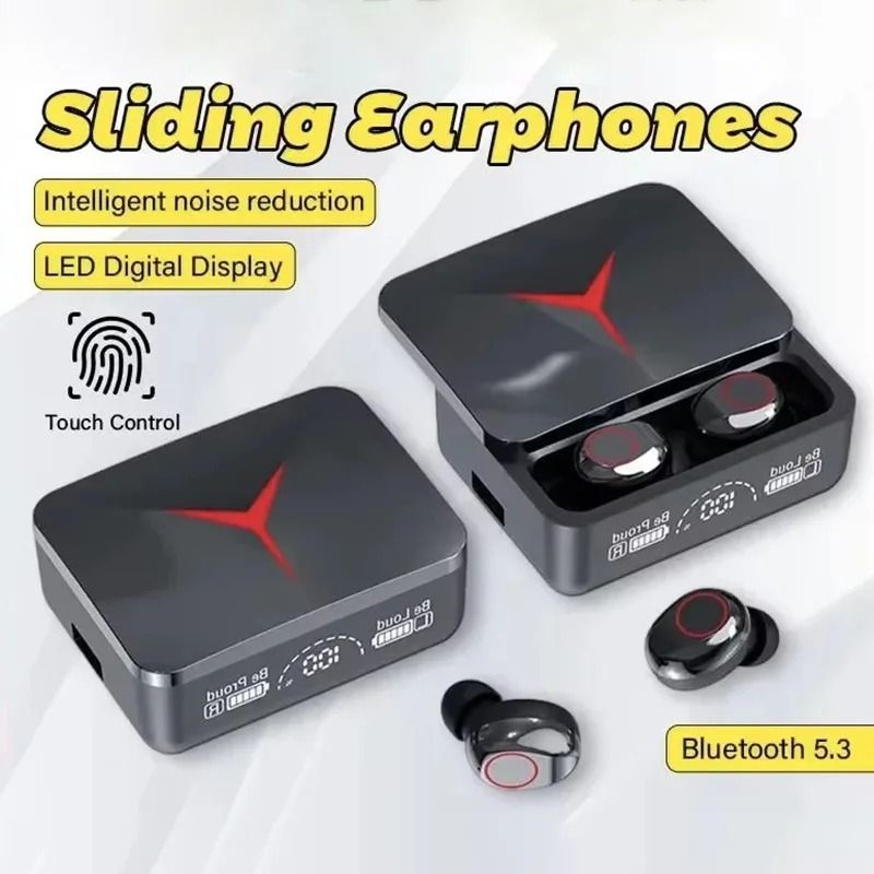 TWS Wireless Bluetooth Earphones with Touch Control and HIFI Stereo Noise Reduction for Gaming