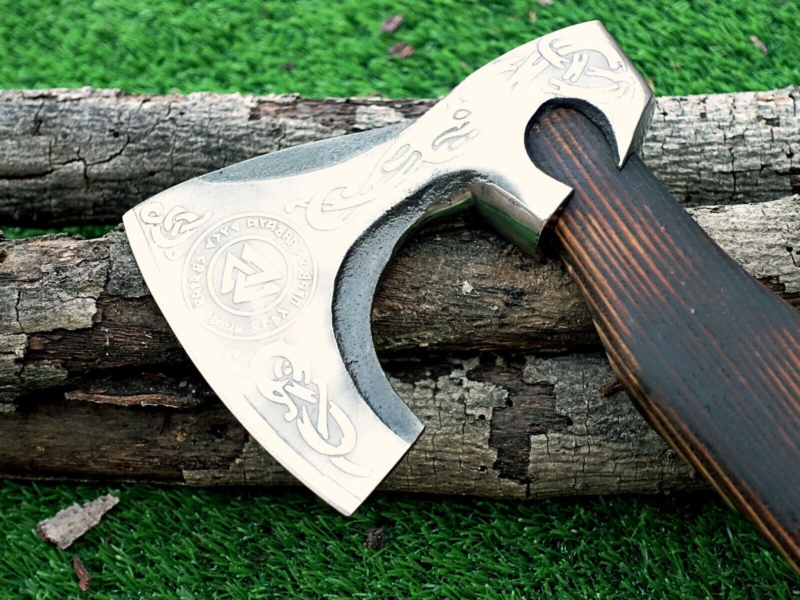 Custom Handmade Carbon Steel Viking Hatchet Tomahawk Hunting Axe