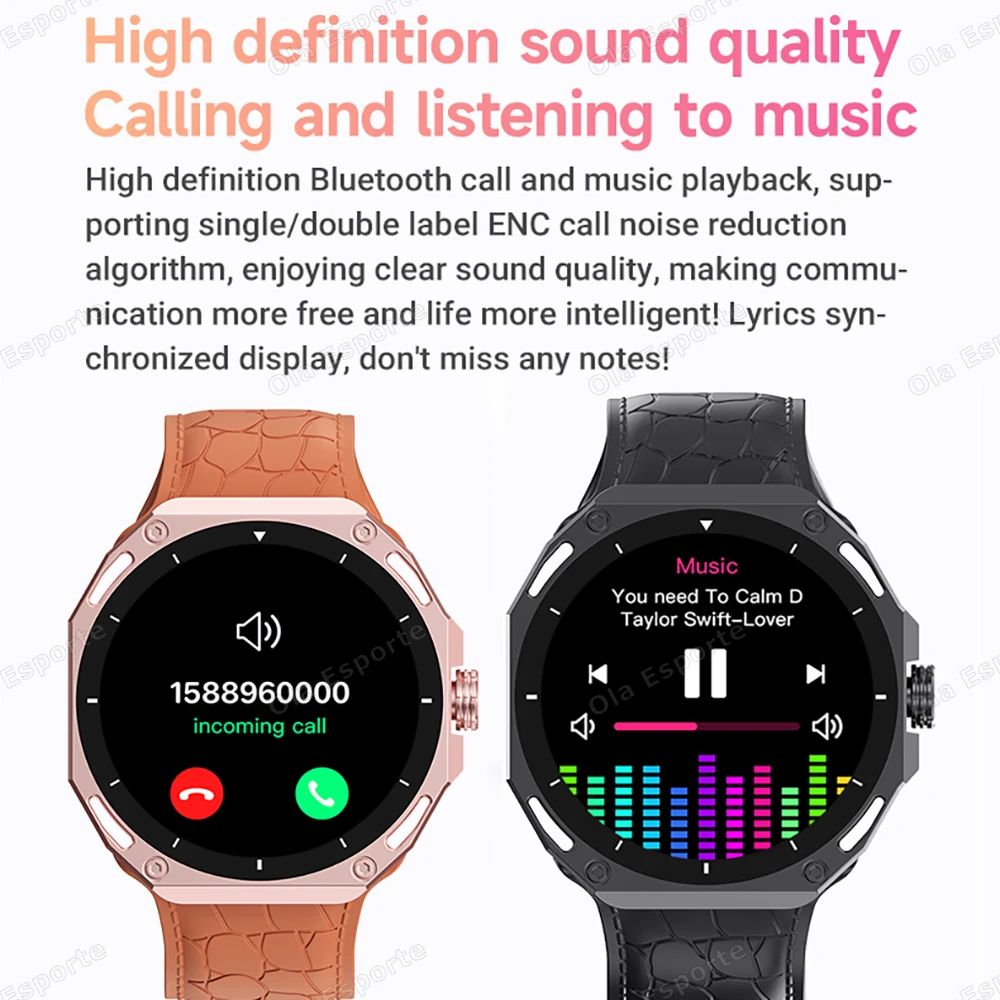 Smart Fitness Watch with AMOLED Display