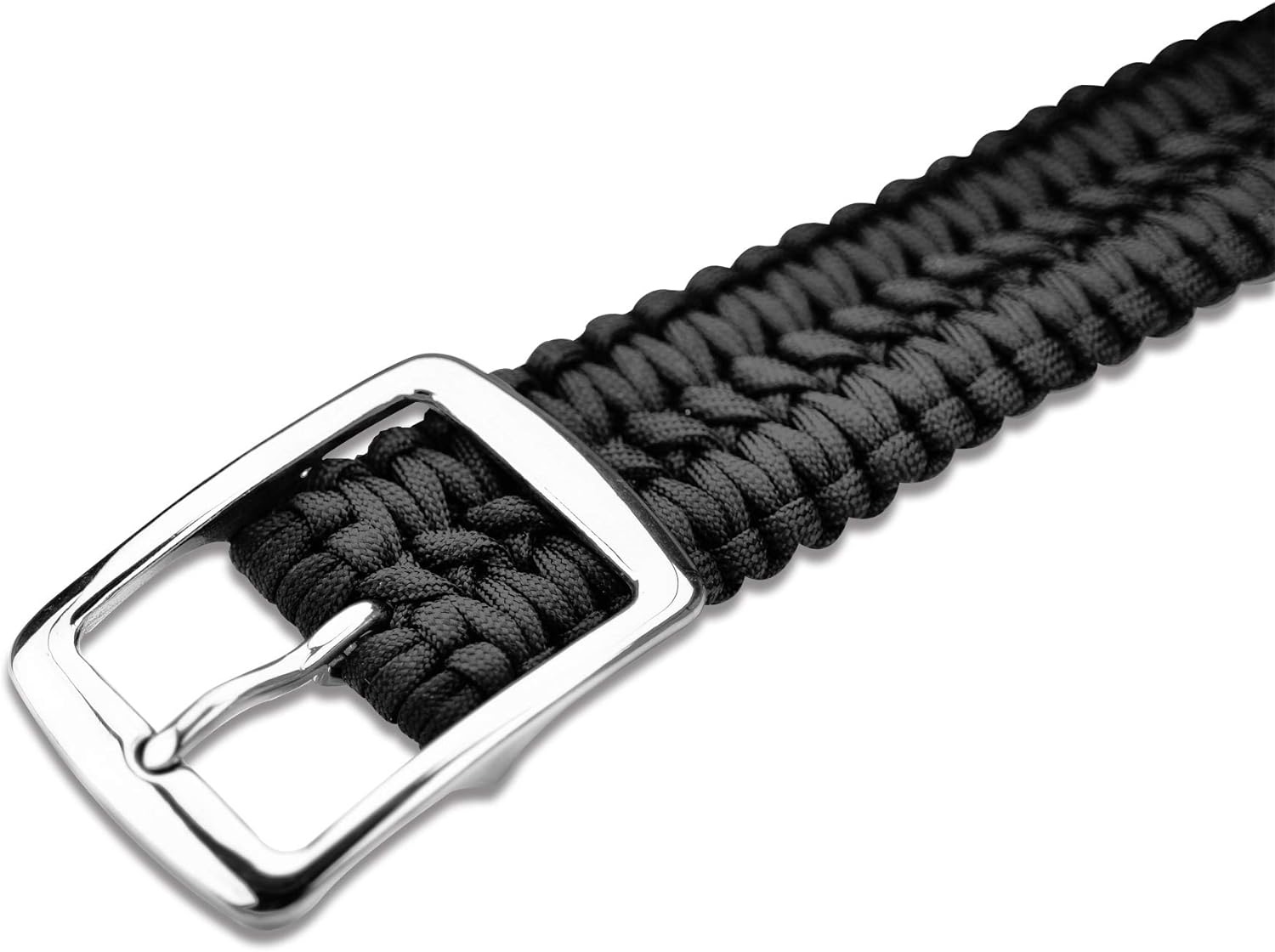 Tactical Paracord Waist Belt for Men & Women Survival Woven Belt Utility Waistband for Outdoor Camping, Hunting