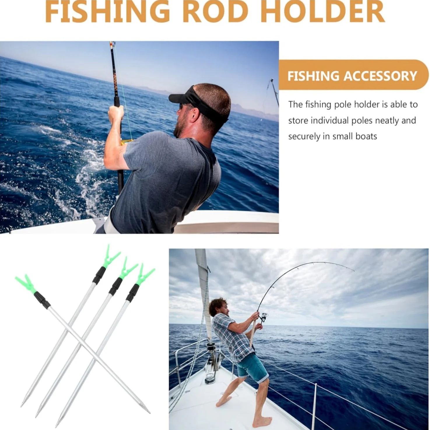 Retractable Fishing Rod Holder Stand