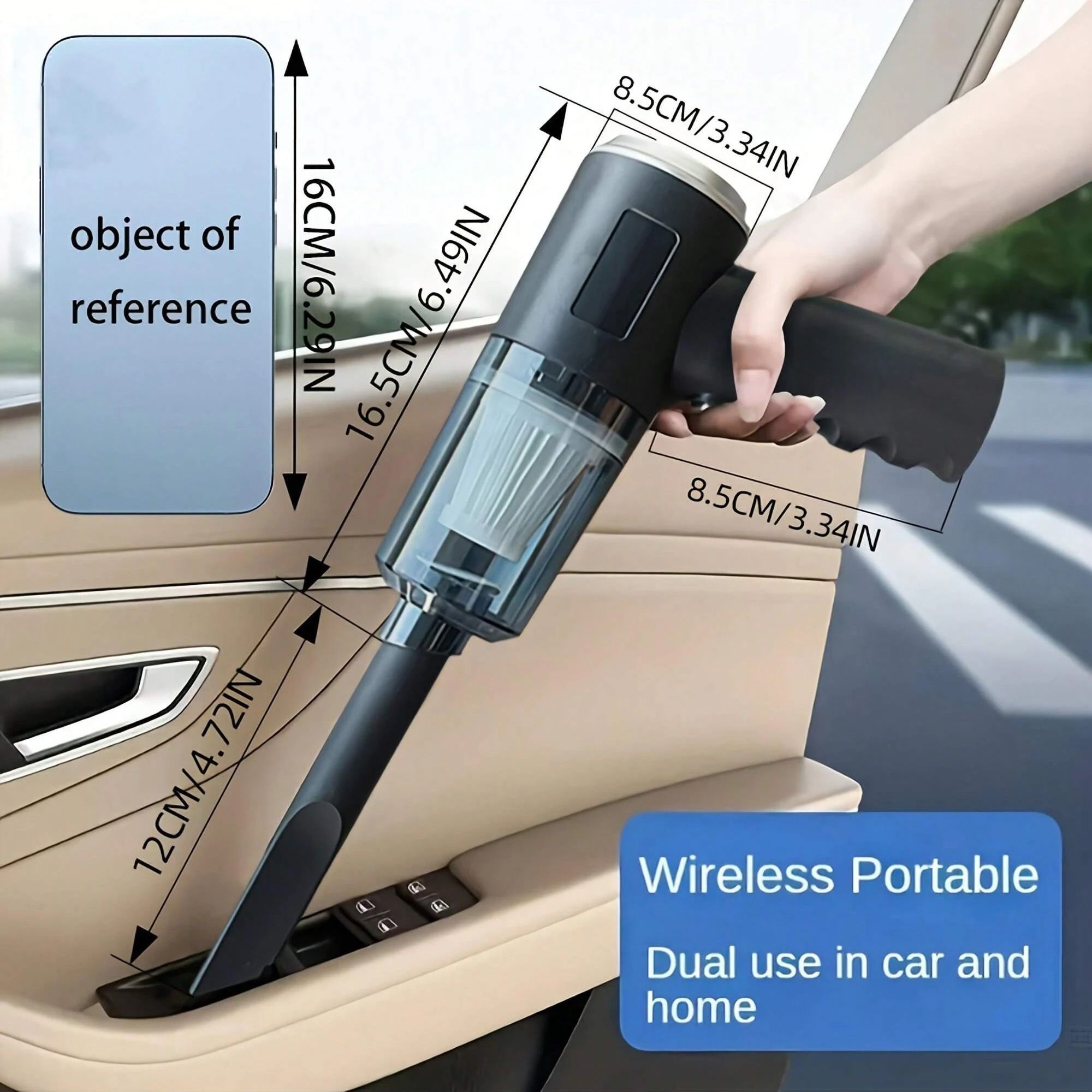 3-in-1 Wireless Vacuum Cleaner – Integrated Suction, Blowing & Pumping System