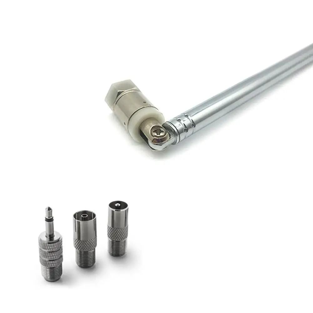 Telescopic FM DAB Antenna 3.5mm Radio Aerial with Adapter Set