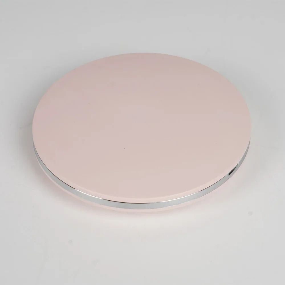 Rechargeable LED Pocket Makeup Mirror – Dual-Sided with 5x Magnification