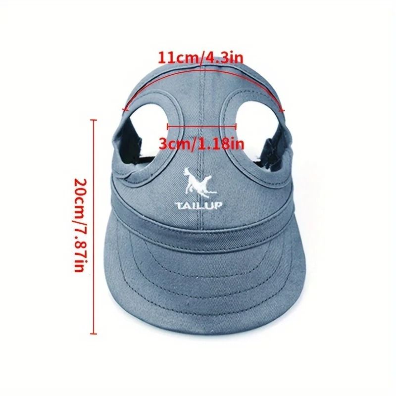 Adjustable Waterproof PVC Dog Sun Hat