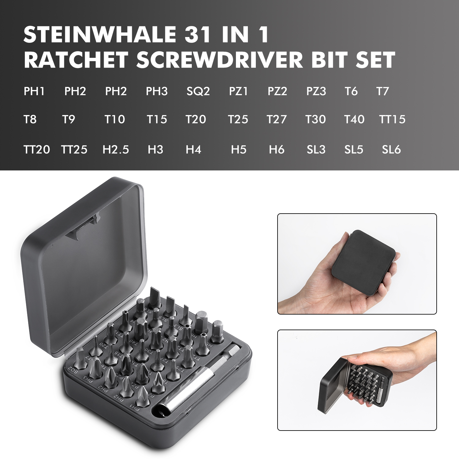 Multi-Function Magnetic Screwdriver Set, DIY Hand Tool Kit, Home & Computer Repair Tools