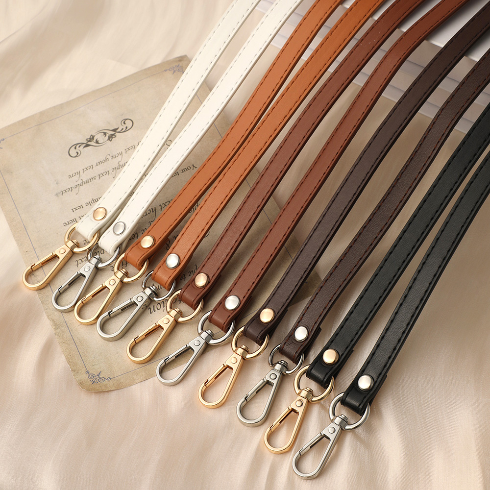 Adjustable PU Leather Bag Strap for Women, Replacement Shoulder Strap for Crossbody Bags, Stylish Bag Accessories