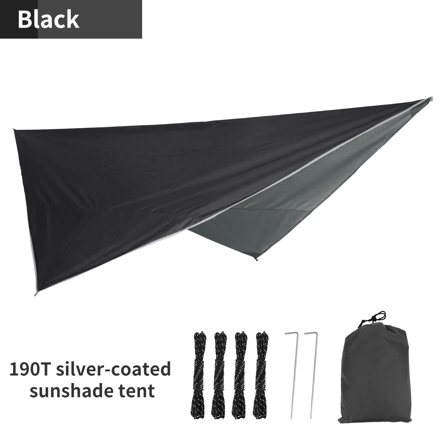 Ultralight Camping Tarp Waterproof Hammock Rain Fly Sun Shade Shelter