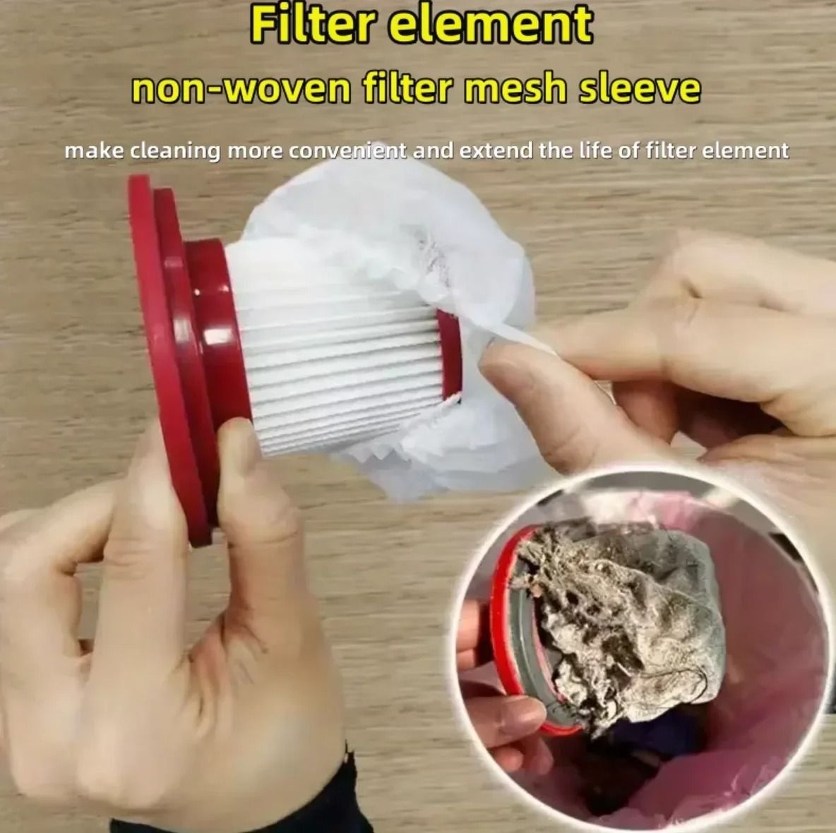 Disposable Vacuum Cleaner Filter Mesh Dust Collection Net Cover Accessories for Home Vacuum Cleaner