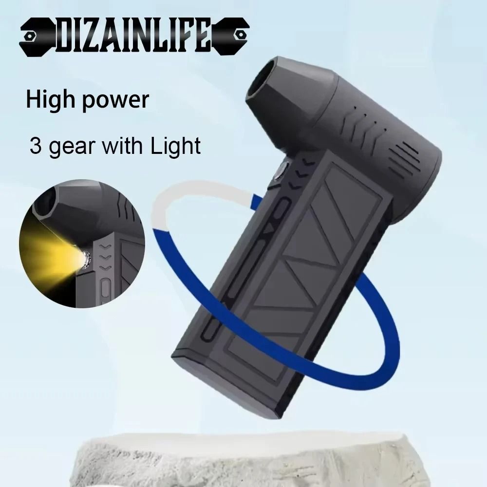 Mini Turbo Jet Fan Electric Air Duster Rechargeable High Speed Air Blower