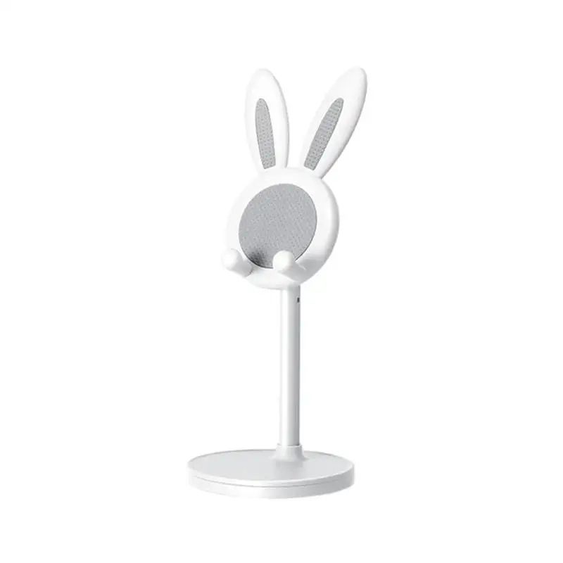 Cute Pink Rabbit Desktop Phone Holder