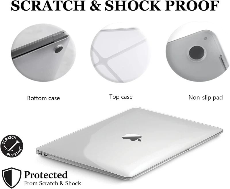 Crystal Clear Laptop Case Hard Shell Cover