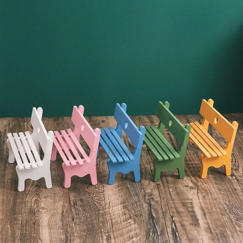 Mini Wooden Bench Fairy Garden Decoration