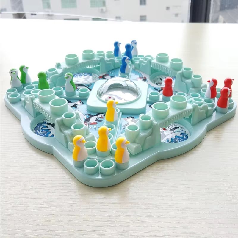 Penguin Race 3D Interactive Kids Board Game – Family Fun & Learning