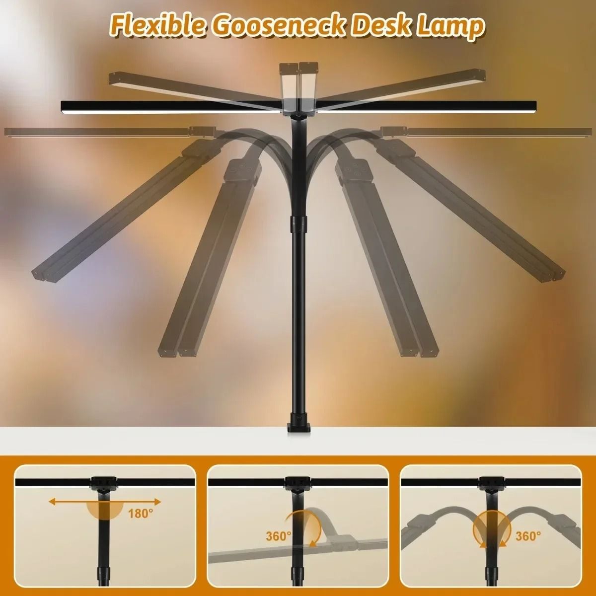 Professional Double Head LED Architectural Desk Lamp