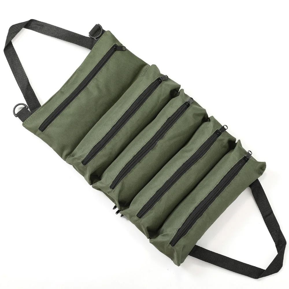Multipurpose Oxford Tool Organizer Bag Foldable Storage Pouch for Work Tools