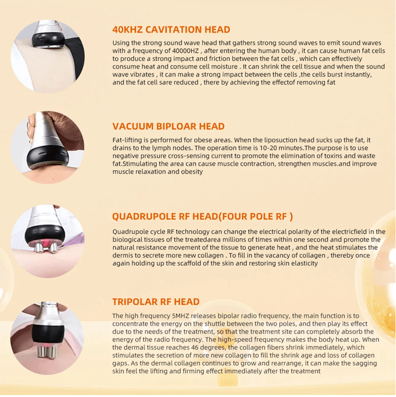 4 in 1 Cavitation Slimming and Skin Tightening Beauty Device