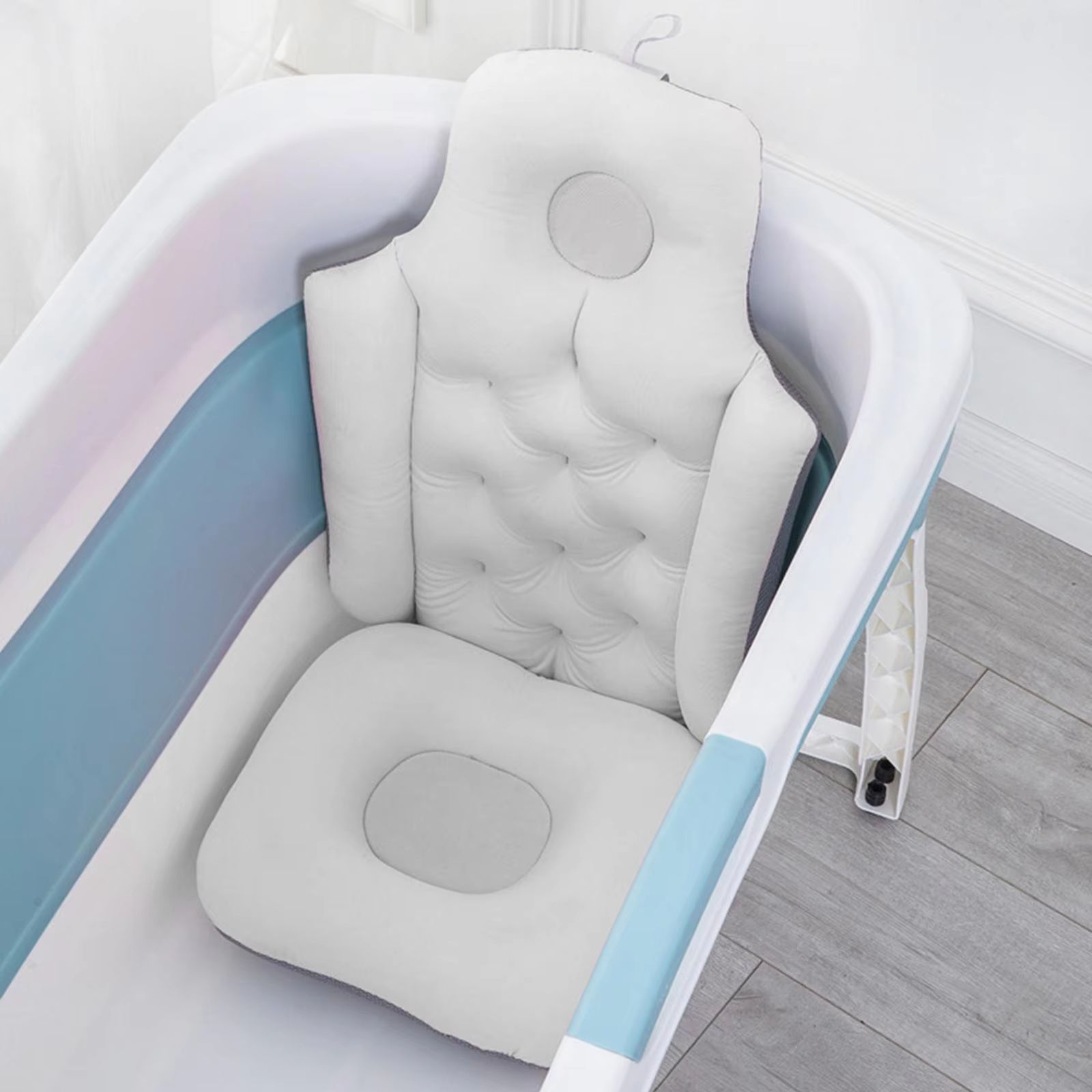 Luxury Full Body Bath Pillow Waterproof Bathtub Spa Cushion with Back and Neck Support