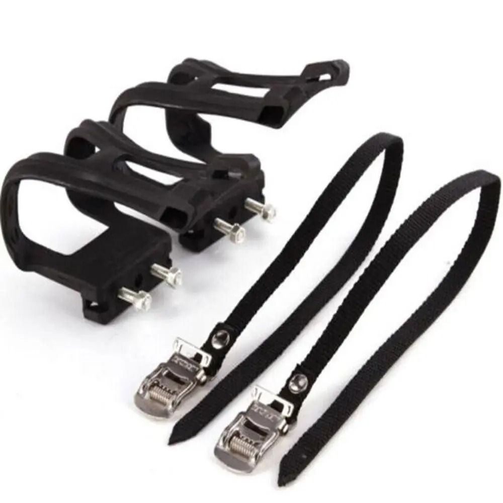 MTB Pedal Harness Set | High-Fidelity Toe Clip Strap Belts & Integrated Bicycle Shoe Casing