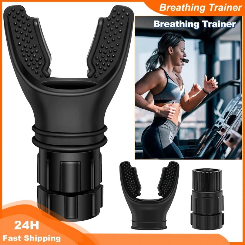 Adjustable Breathing Trainer Lung Capacity Exerciser Device