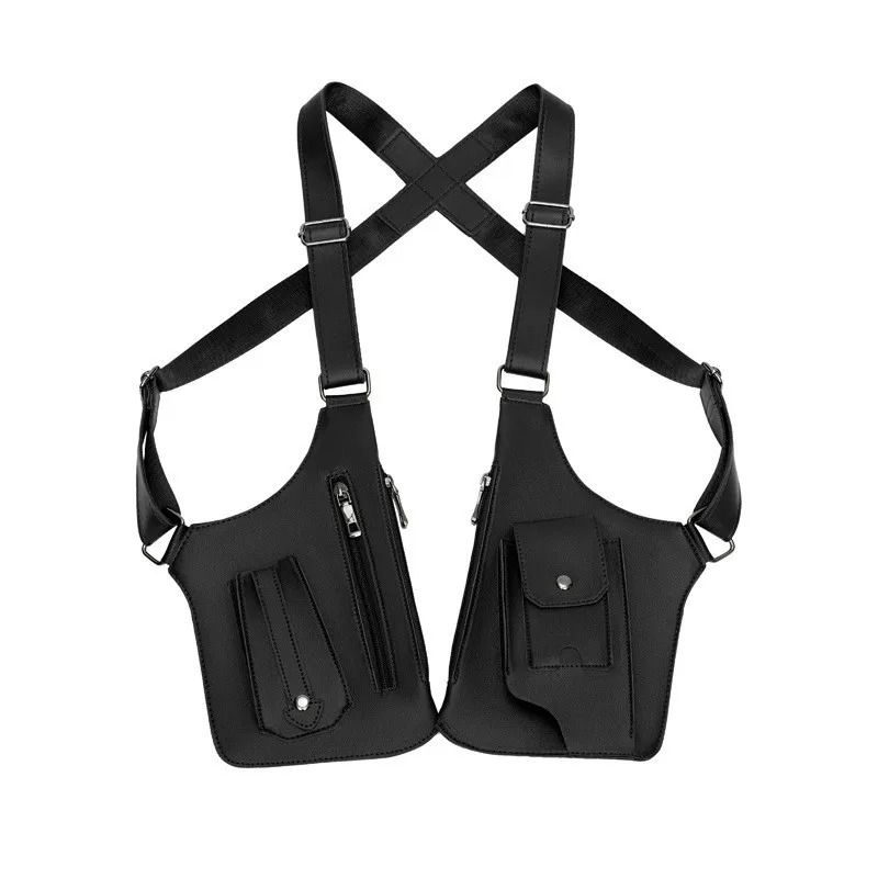 Medieval Leather Harness Holster Bag Hidden Anti Theft Phone Pouch