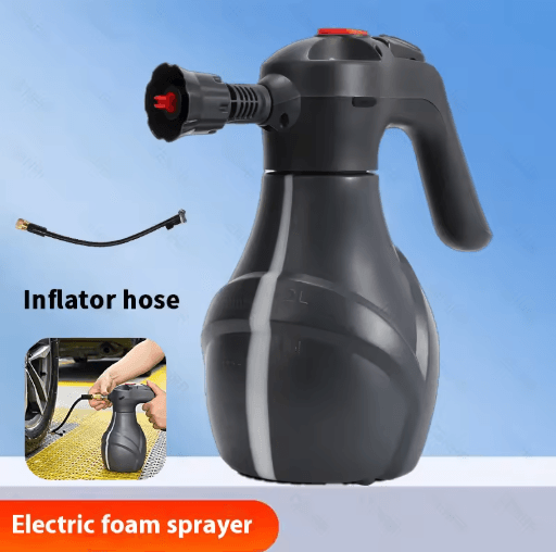 CENRR Electric Foam Sprayer Professional 2L Handheld Snow Foam Cannon with Pressure Relief Valve