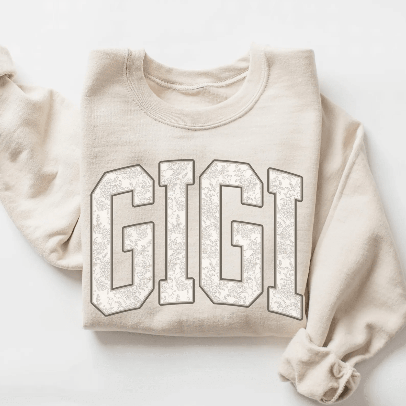 Floral Gigi Sweatshirt Cozy Grandma Crewneck Pregnancy Announcement Gift Gigi Gift