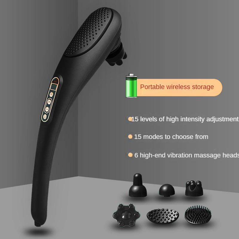 Electric Heating Massage Hammer Stick, Wireless Handheld Instrument, Cervical Vertebra, Waist Tapping, Back Vibration