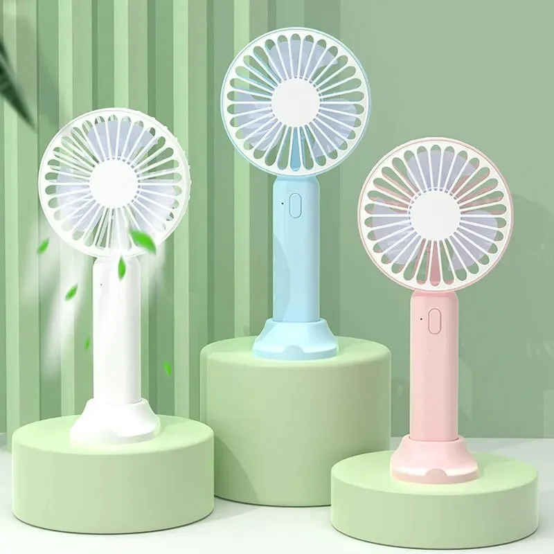 Portable Fan Usb Mini, Large Wind Pocket Fan, Office Desktop Small Electric Fan, Folding Head Multi Function