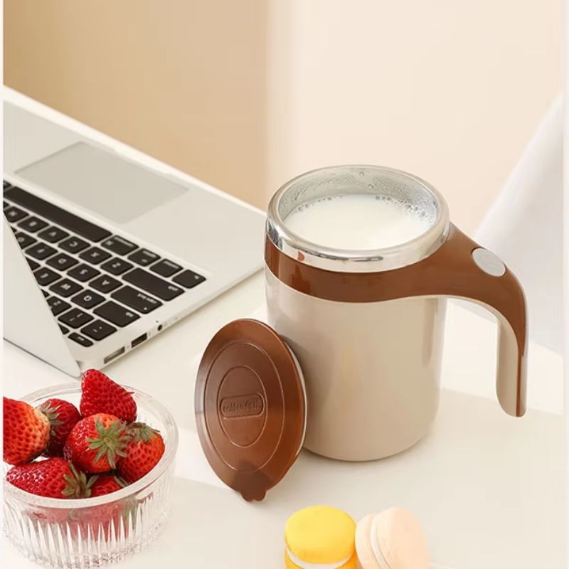 Fully Automatic Mixing Mug – Rechargeable, Wireless Coffee Cup with Warm-keeping Function, Novel Design