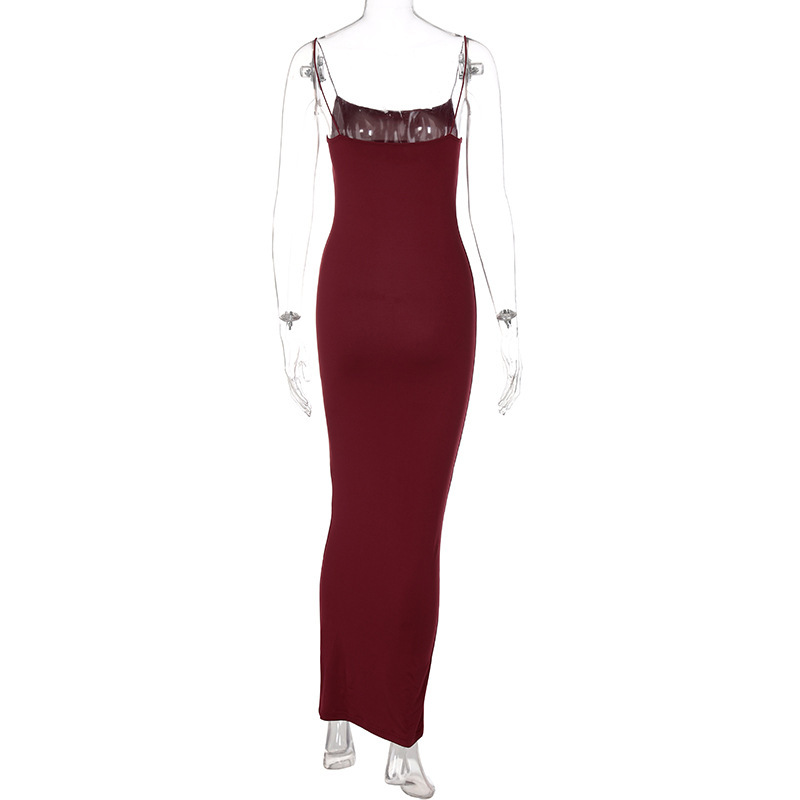 Streetwear Party Club, Autumn Winter Women Solid White Black Strap Midi Dress Bodycon, Elegant Fashion Clothes