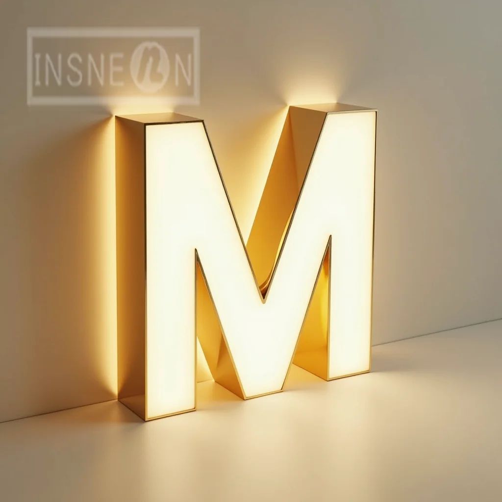 Custom LED Backlit Metal Business Sign