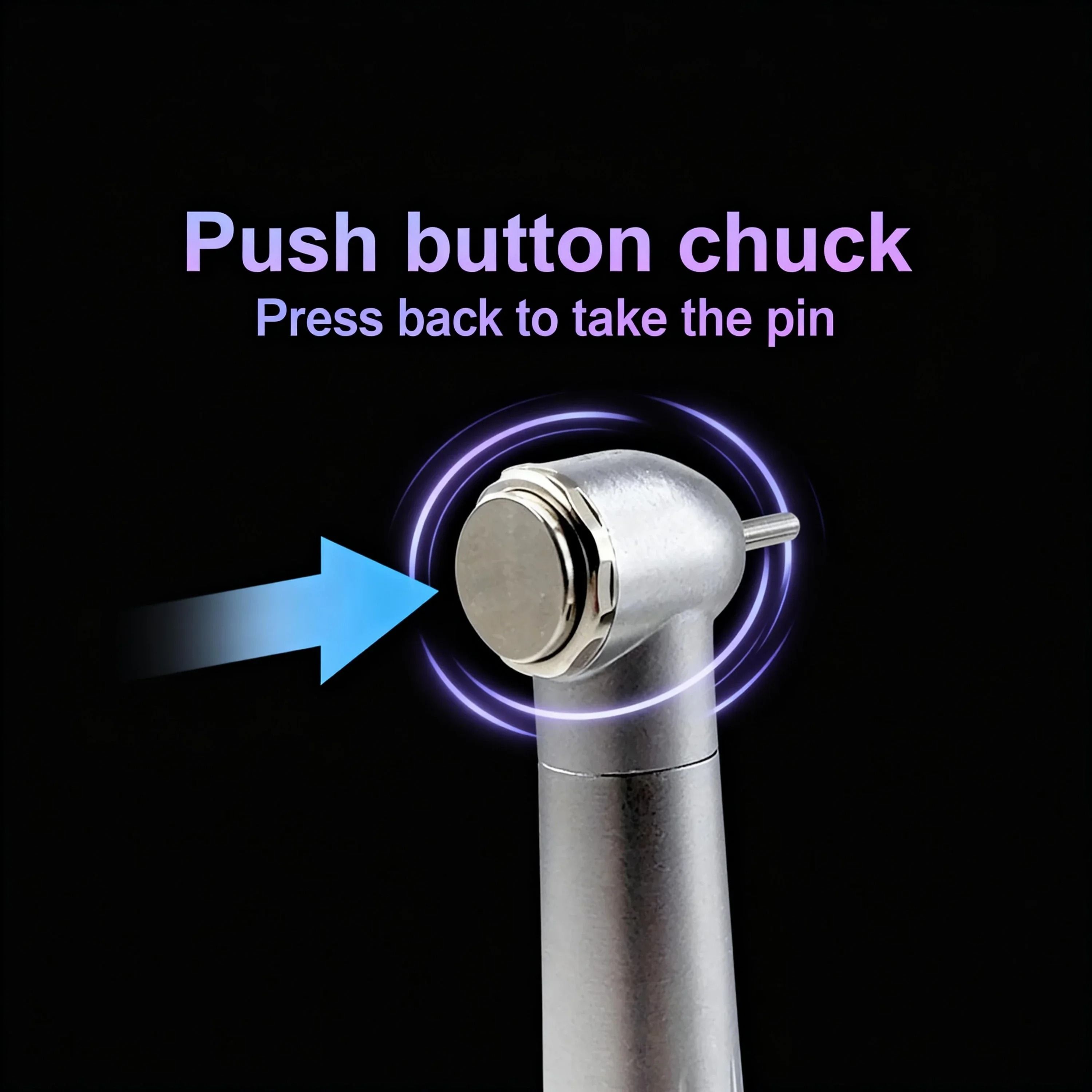 4 Piece LED High and Low Speed Dental Handpiece Kit