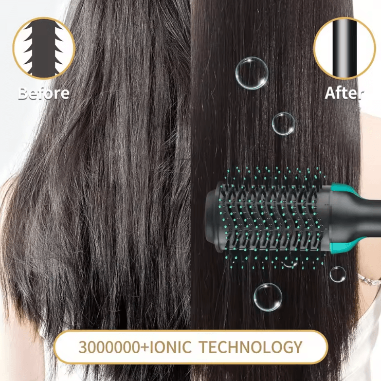 BLUTOOL 4-in-1 Negative Ion Hair Dryer Brush – One-Step Volumizer & Hot Air Styling Tool