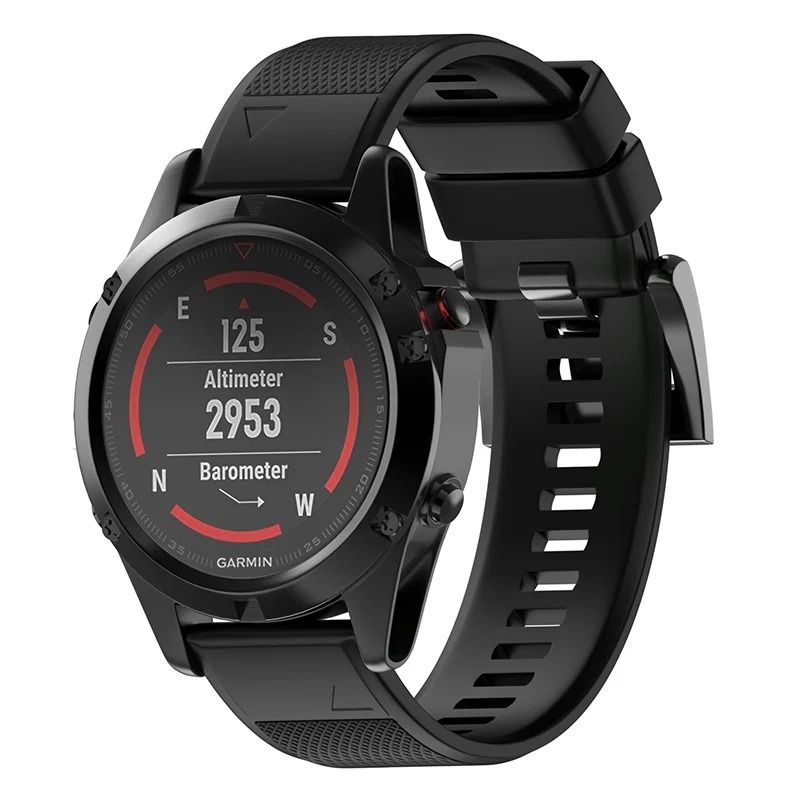 Silicone Smart Watch Band for Garmin Fenix 20mm 22mm 26mm