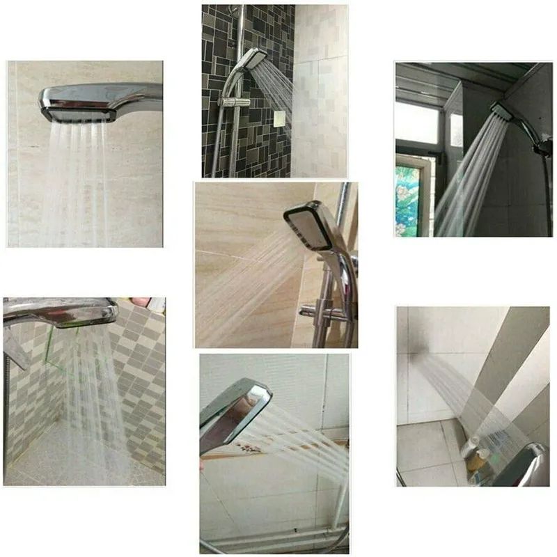 300-Hole High Pressure Handheld Shower Head with Hose