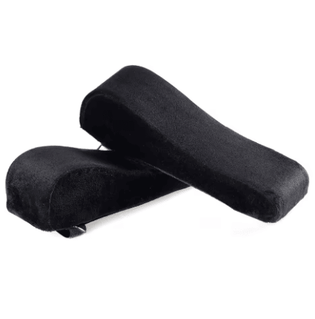 Ergonomic Chair Armrest Pads 2 Piece Set Pressure Relief Elbow and Forearm Support for Office Chairs
