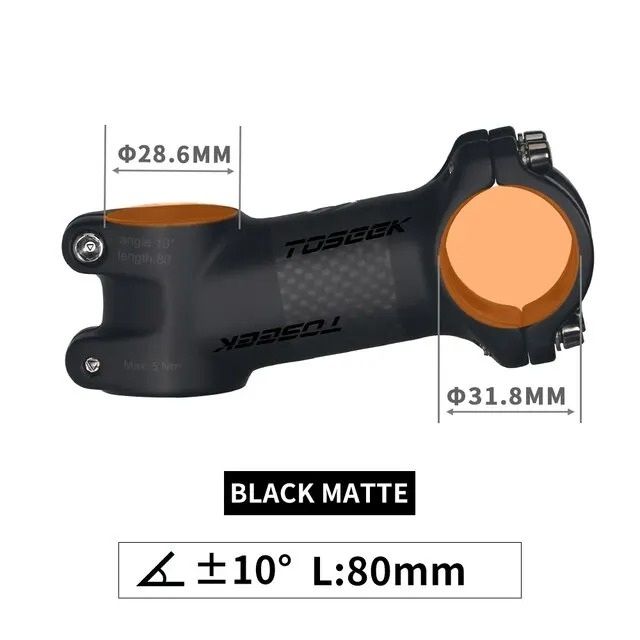 Ultralight Carbon and Aluminum MTB Handlebar Stem 31.8 mm