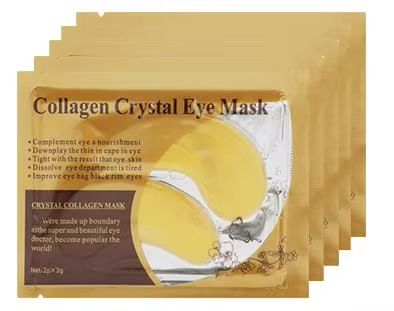 Gold Collagen Crystal Eye Patch 20-Piece Firming & Moisturizing Skincare Set