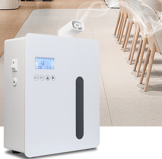Wall Mounted Essential Oil Diffuser Hotel Aroma Diffuser, Smart Bluetooth HVAC Scent Machine Home & Office Freshener