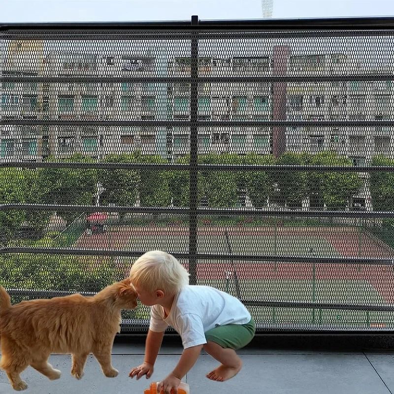 Pet Dog Barrier Fence Folding Mesh Playpen
