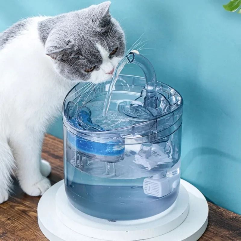 Automatic Cat Water Fountain Quiet Pet Water Fountain with Fresh Water Circulation