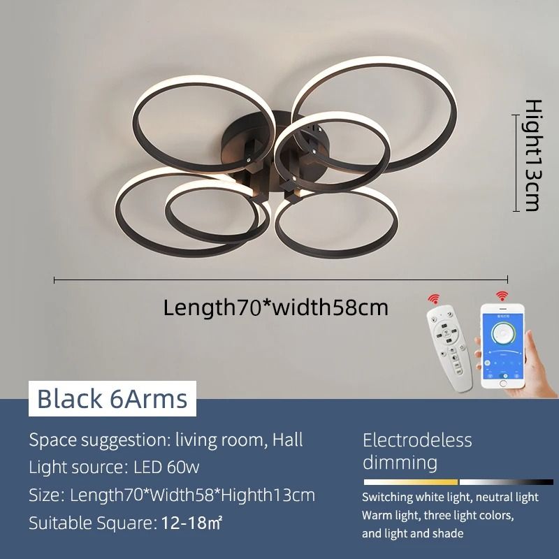 Modern Architectural LED Chandelier | Professional Geometric Linear Ceiling Light Fixture