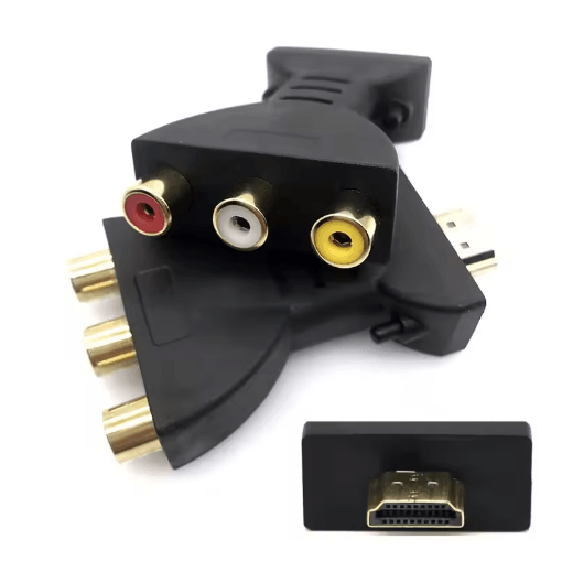 HDMI to AV Converter Cable Gold Plated HDMI to RCA Video Audio Adapter