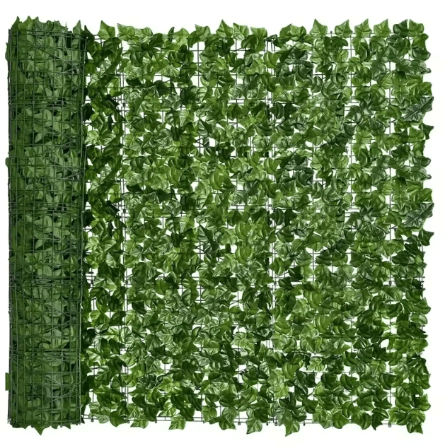 Artificial Ivy Fence Wall Panel – Lush Green Privacy Screen for Home, Balcony & Garden