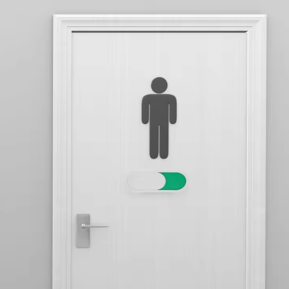 Room Available or Not, Door Privacy Sign, Vacant, Occupied, Do Not Disturb for Office, Conference, Restroom